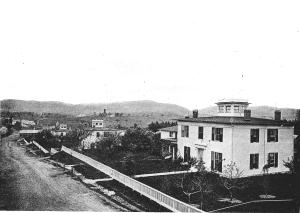Barker brother homes in 1911.  Photo, Pittsfield, the Gem City of the Berkshire Hills. 1912